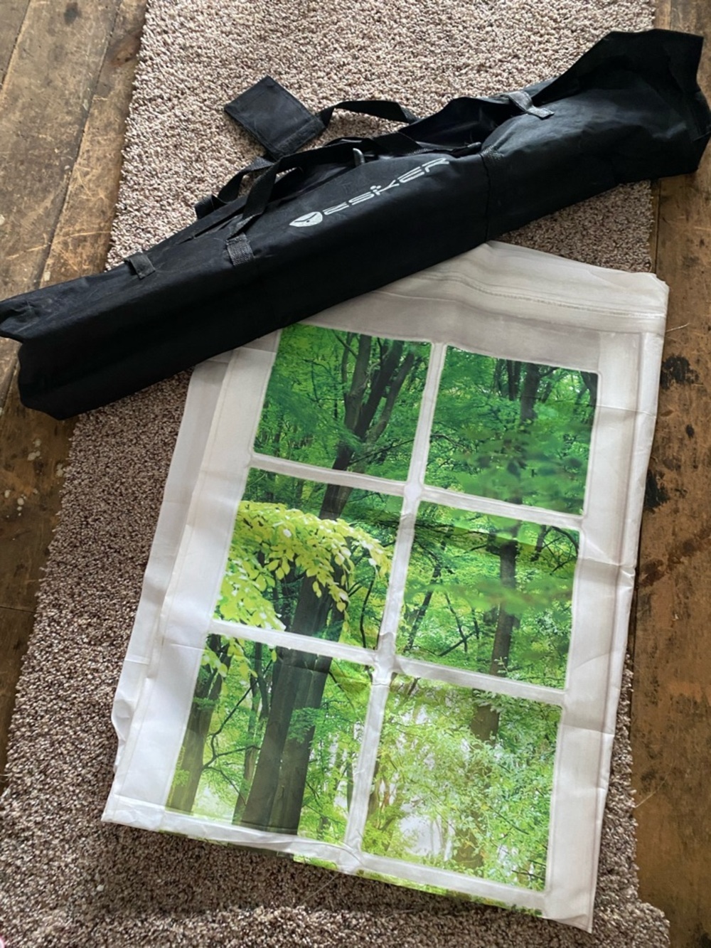 Yesker photo backdrop stand for photography with background included like new